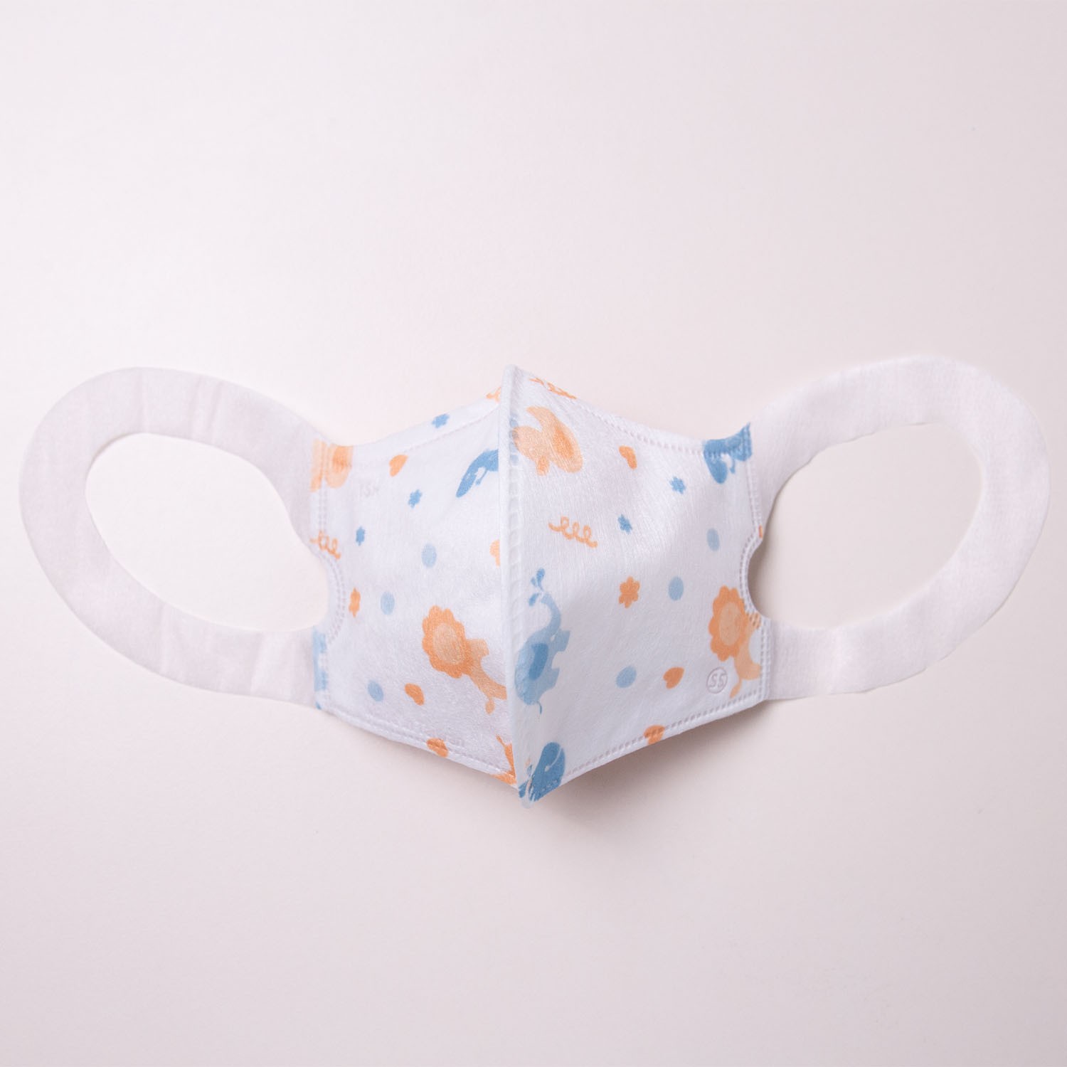 小童/兒童3D立體醫療口罩/台灣製(未滅菌)-動物派對 (16x11cm-建議5-7歲)-50入/盒