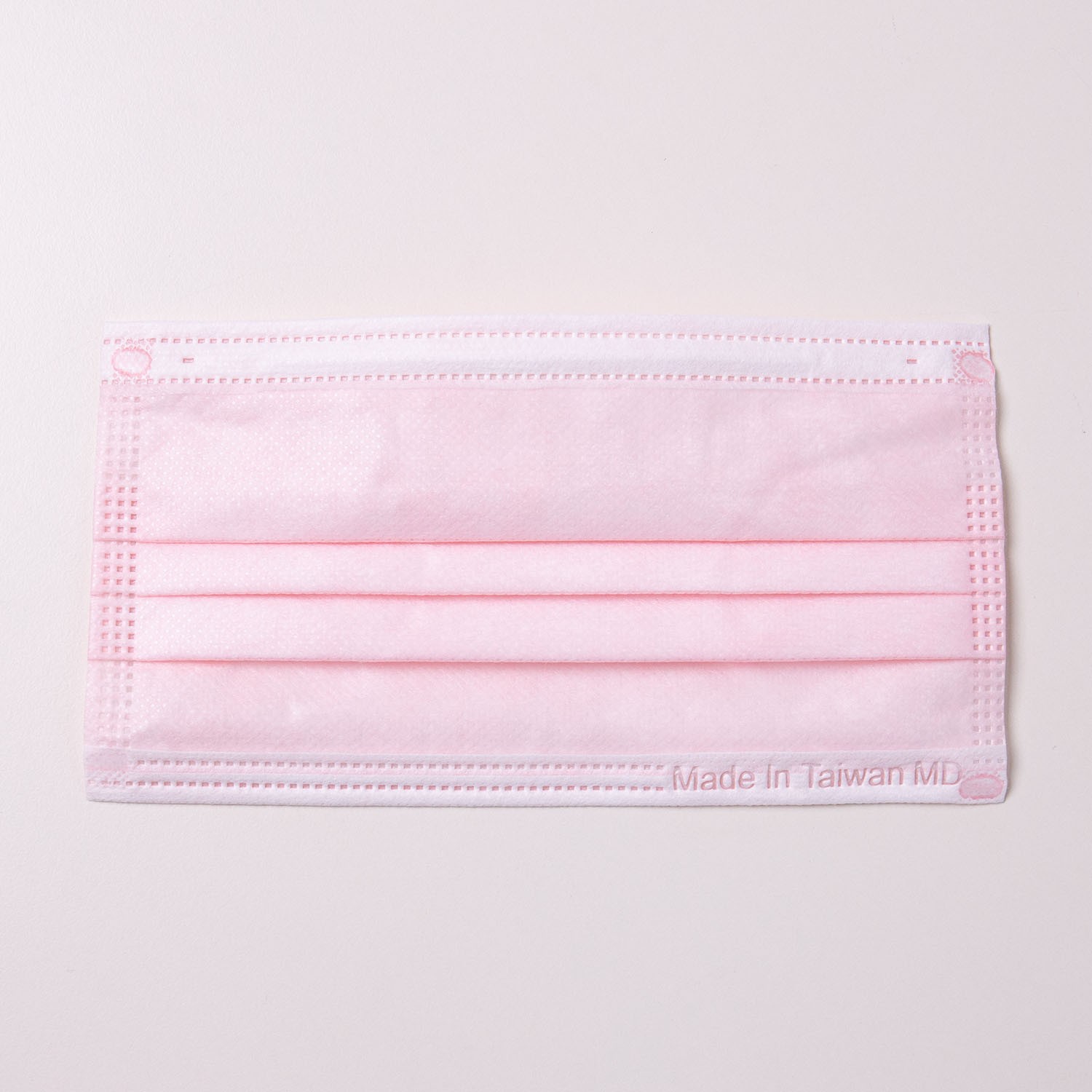 成人平面三層醫用/醫療口罩/雙鋼印/台灣製(未滅菌)-櫻花粉 (17.5x9.5cm)-50入/盒