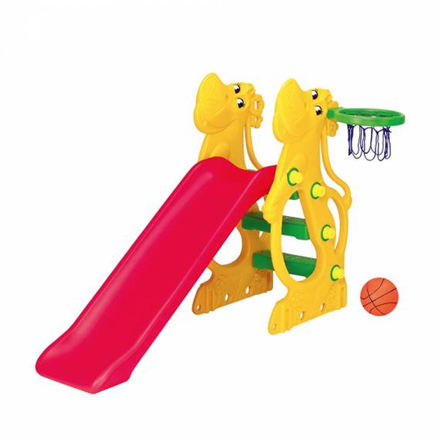 100%台灣製 河馬造型滑梯組 SL-12 黃色