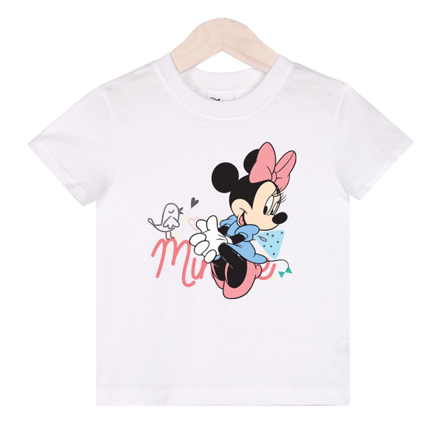 純棉T-字母米奇-白 (110號)