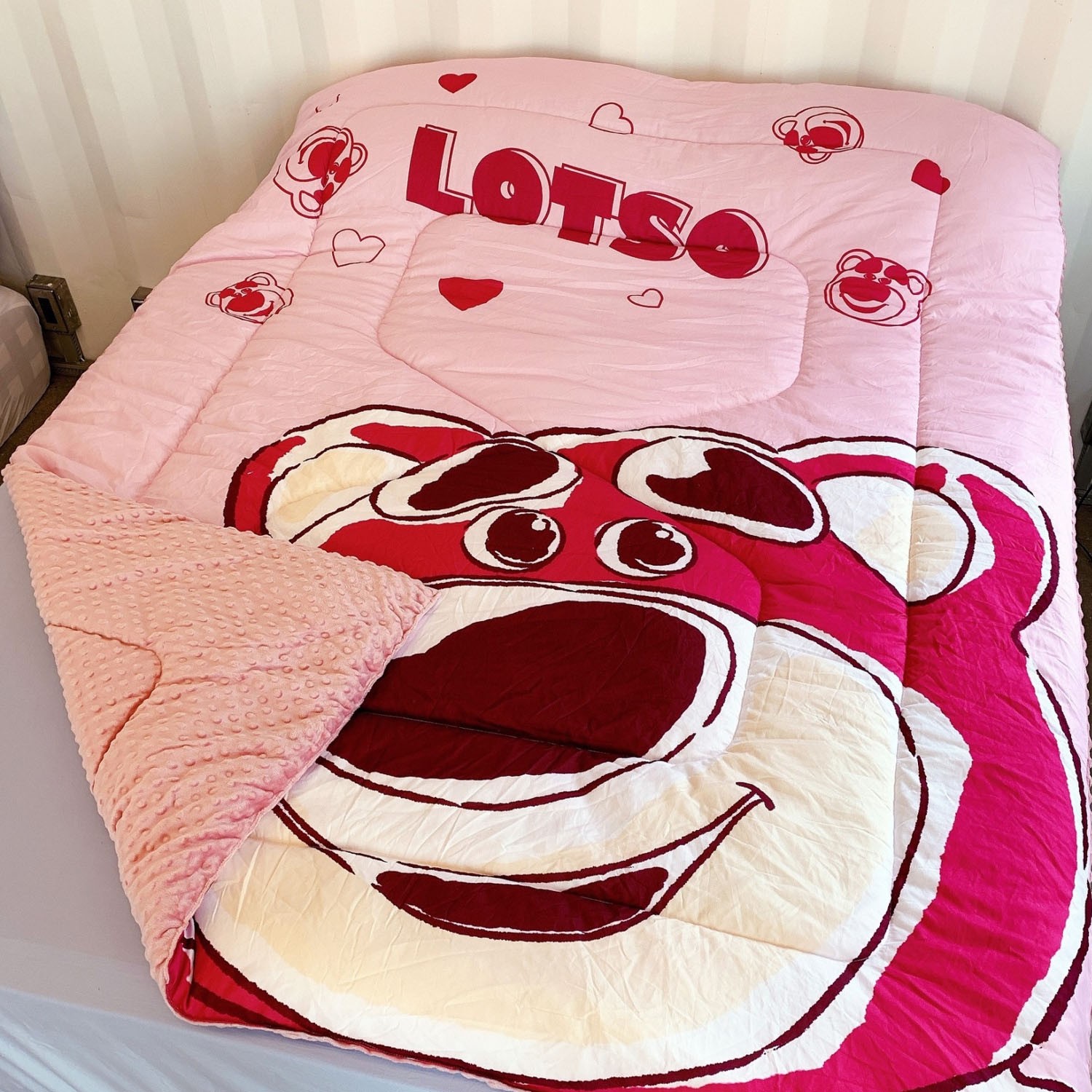 可水洗超細纖維安撫暖暖被/毯-熊抱哥-150x200cm