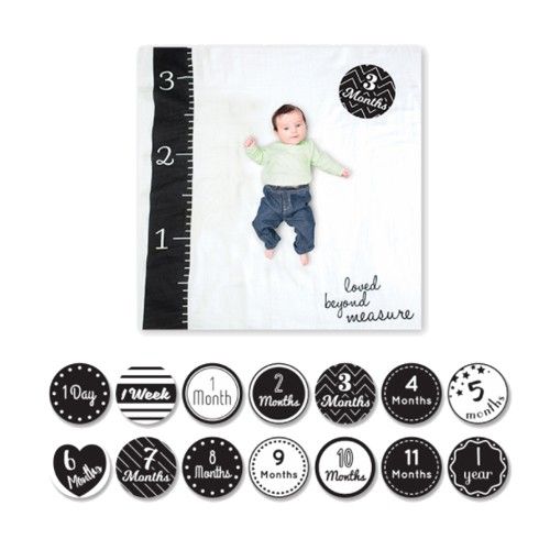 寶寶成長包巾卡片組-成長尺