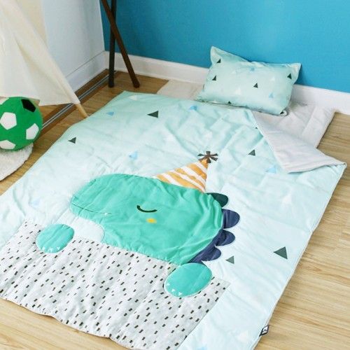 防蟎抗敏派對動物兒童睡袋-恐龍瑞奇