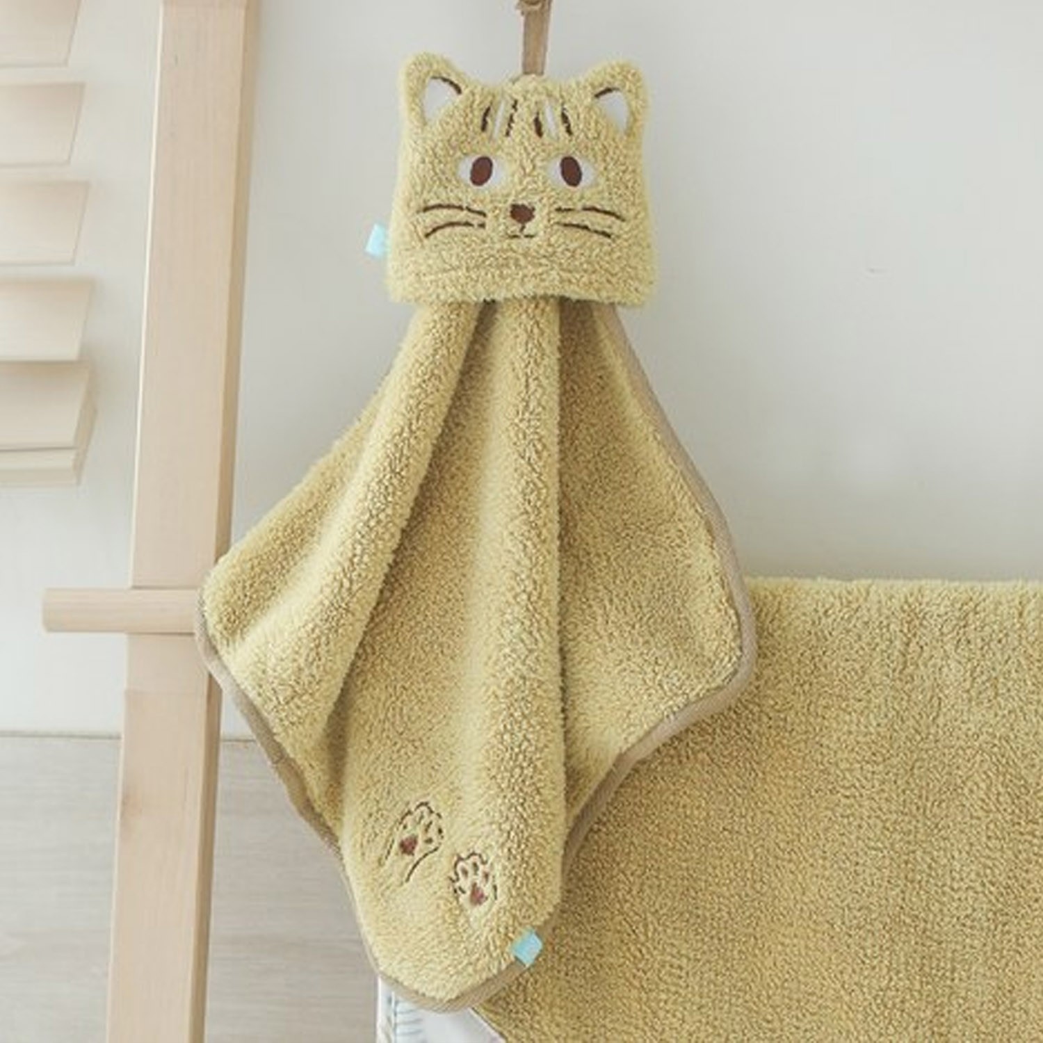 不掉毛的毛毛帕-石虎 (30x30cm)-團購專案