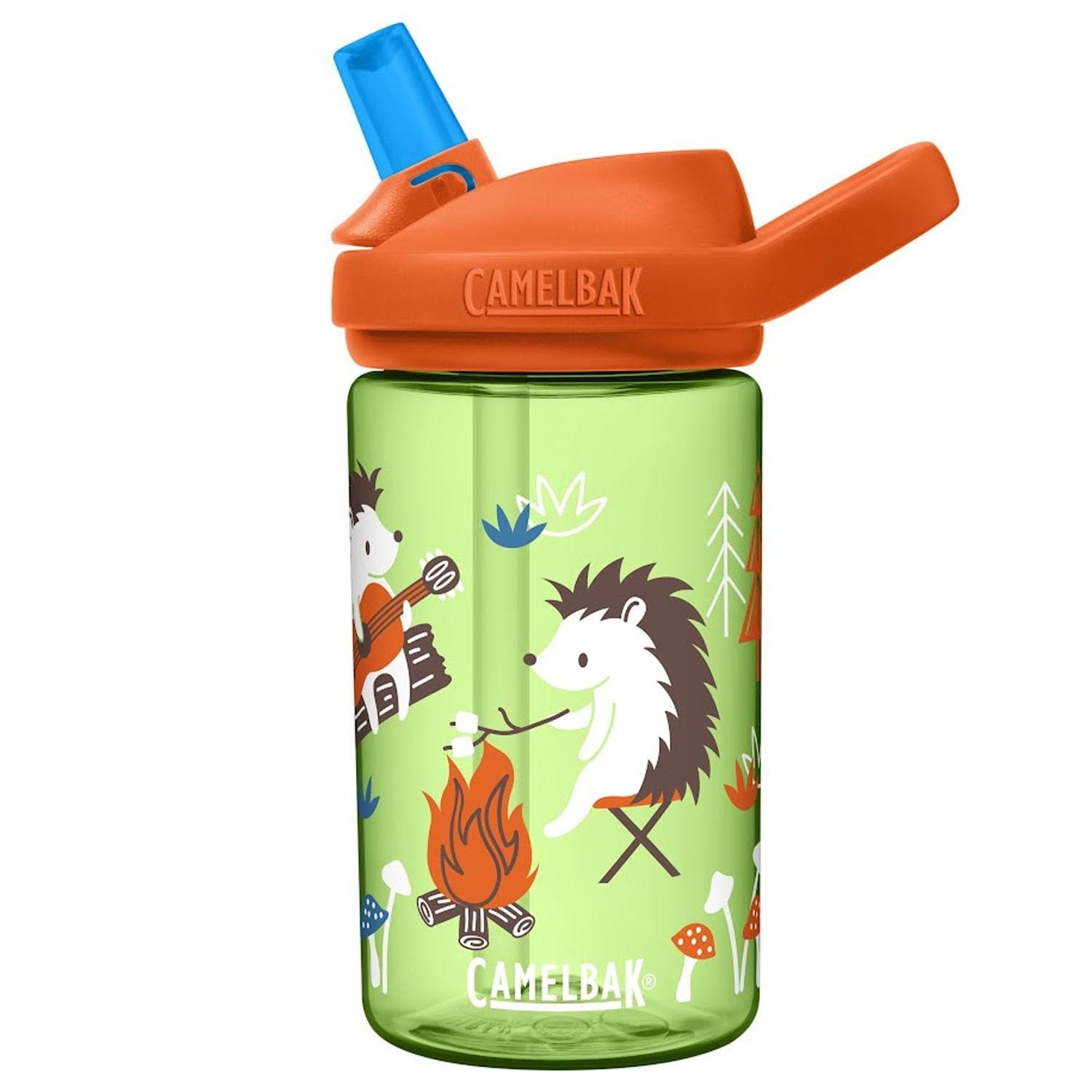 EDDY+ 兒童吸管運動水瓶-露營刺蝟-400ml-專案