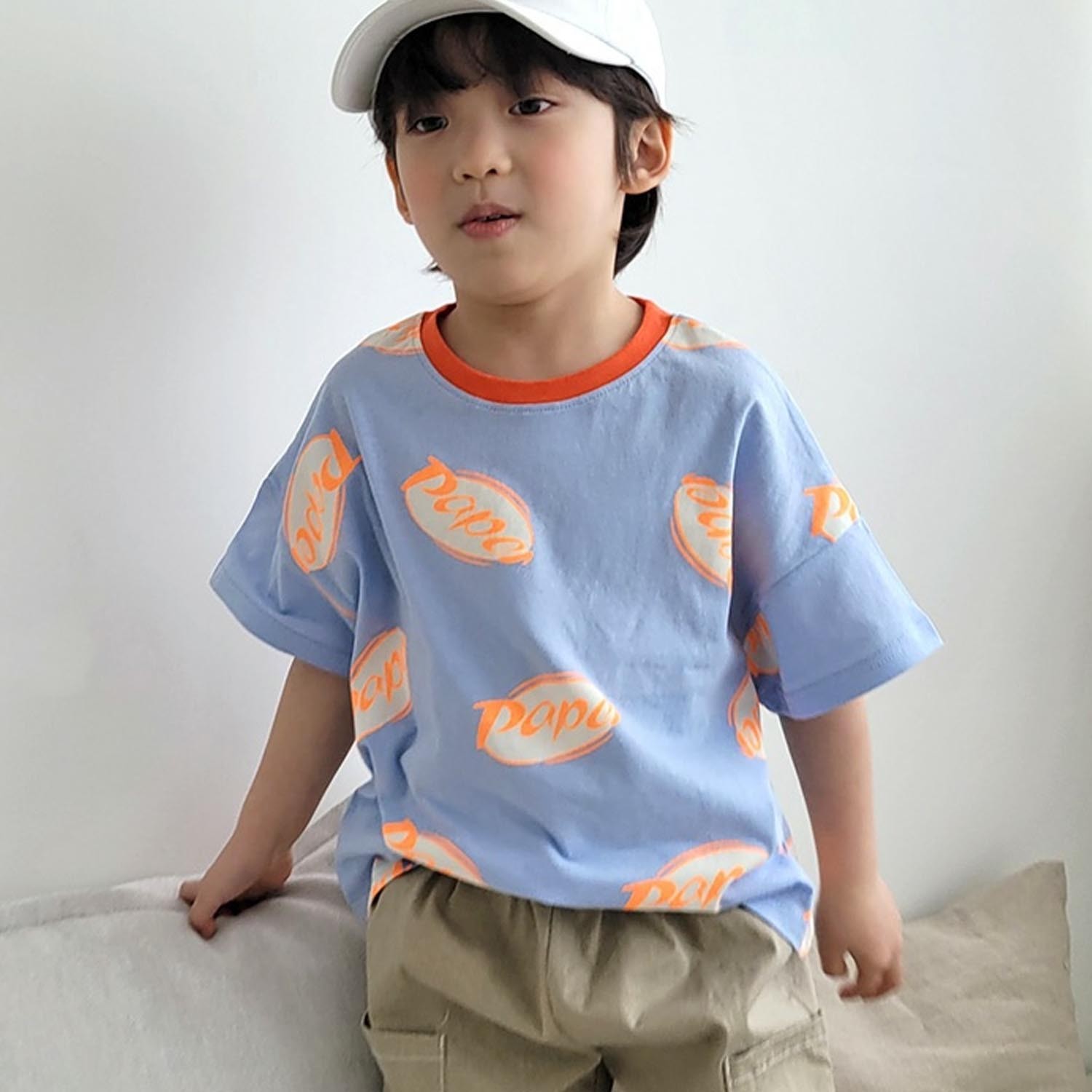 胡椒炸彈T-藍 (5號[90-95cm])