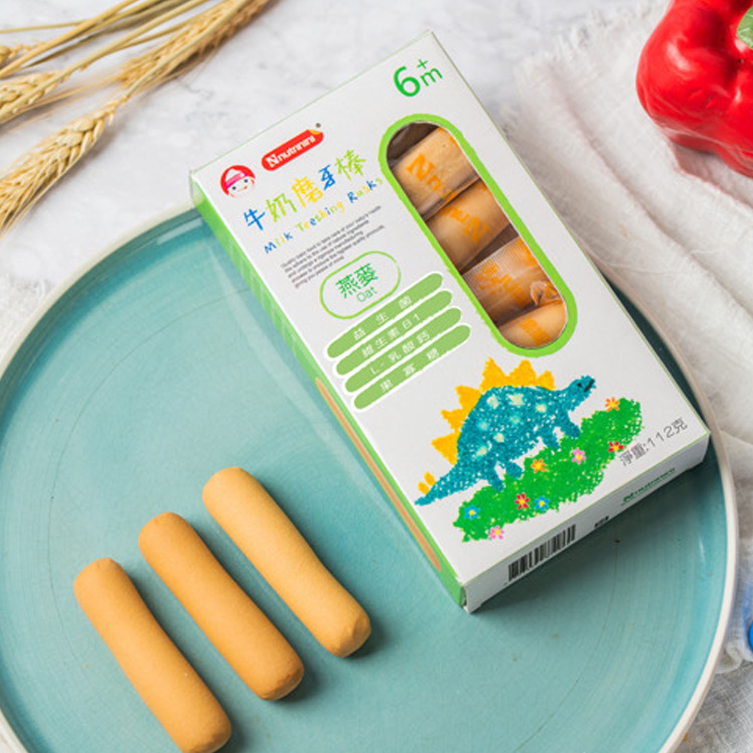 原味牛奶磨牙棒-燕麥-112g