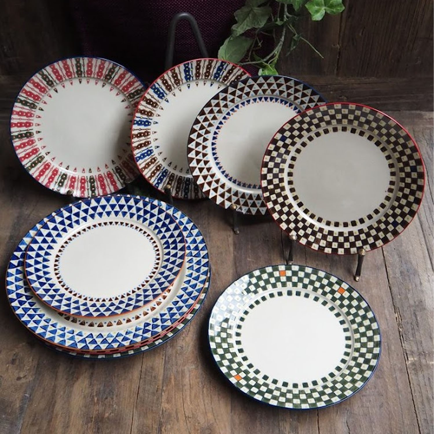 點繪幾合-8吋盤-6入