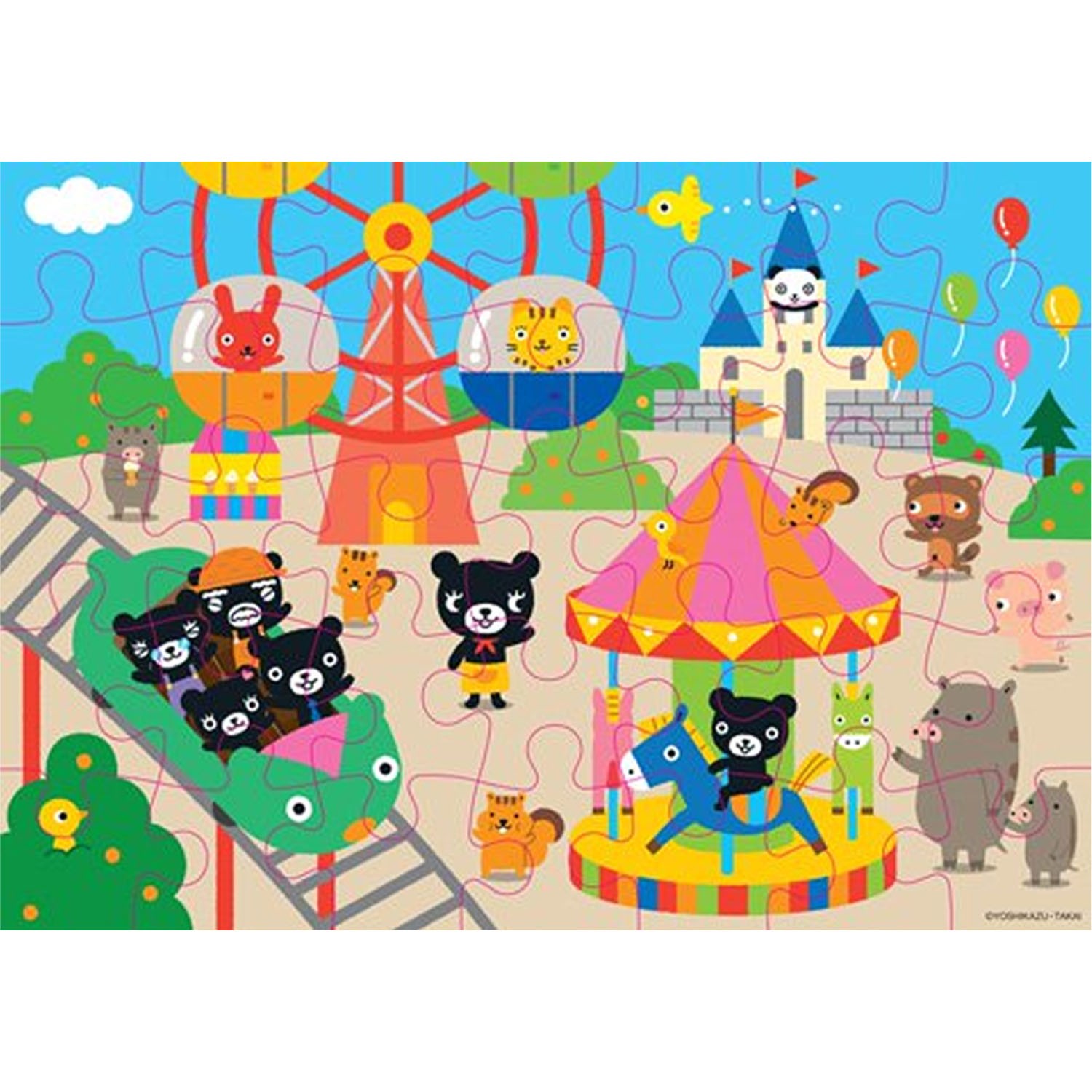 聯名款黑熊君 -歡樂遊樂園-35pc