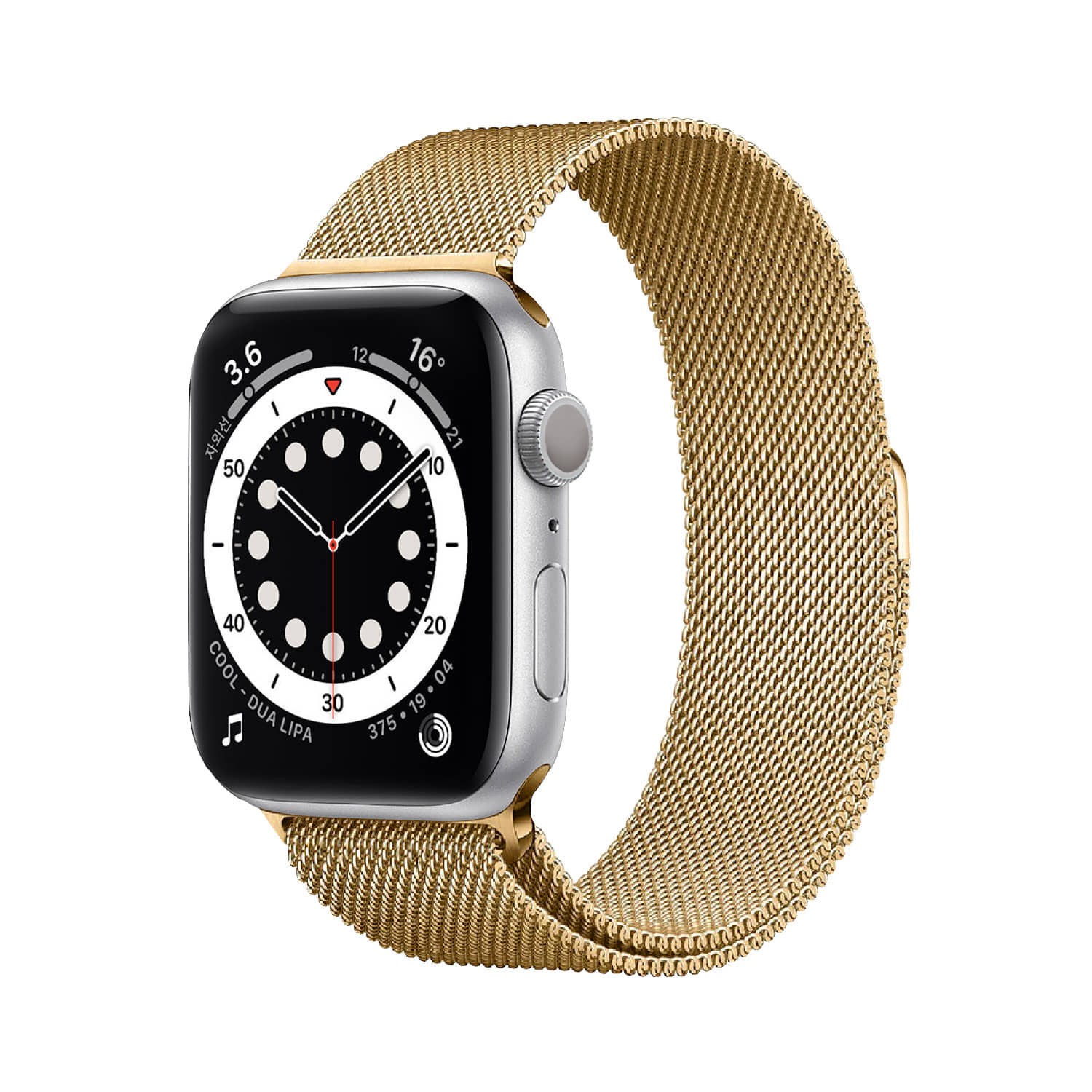 Apple Watch 米蘭金屬磁吸式錶帶-璀璨金 (38/40/41mm)