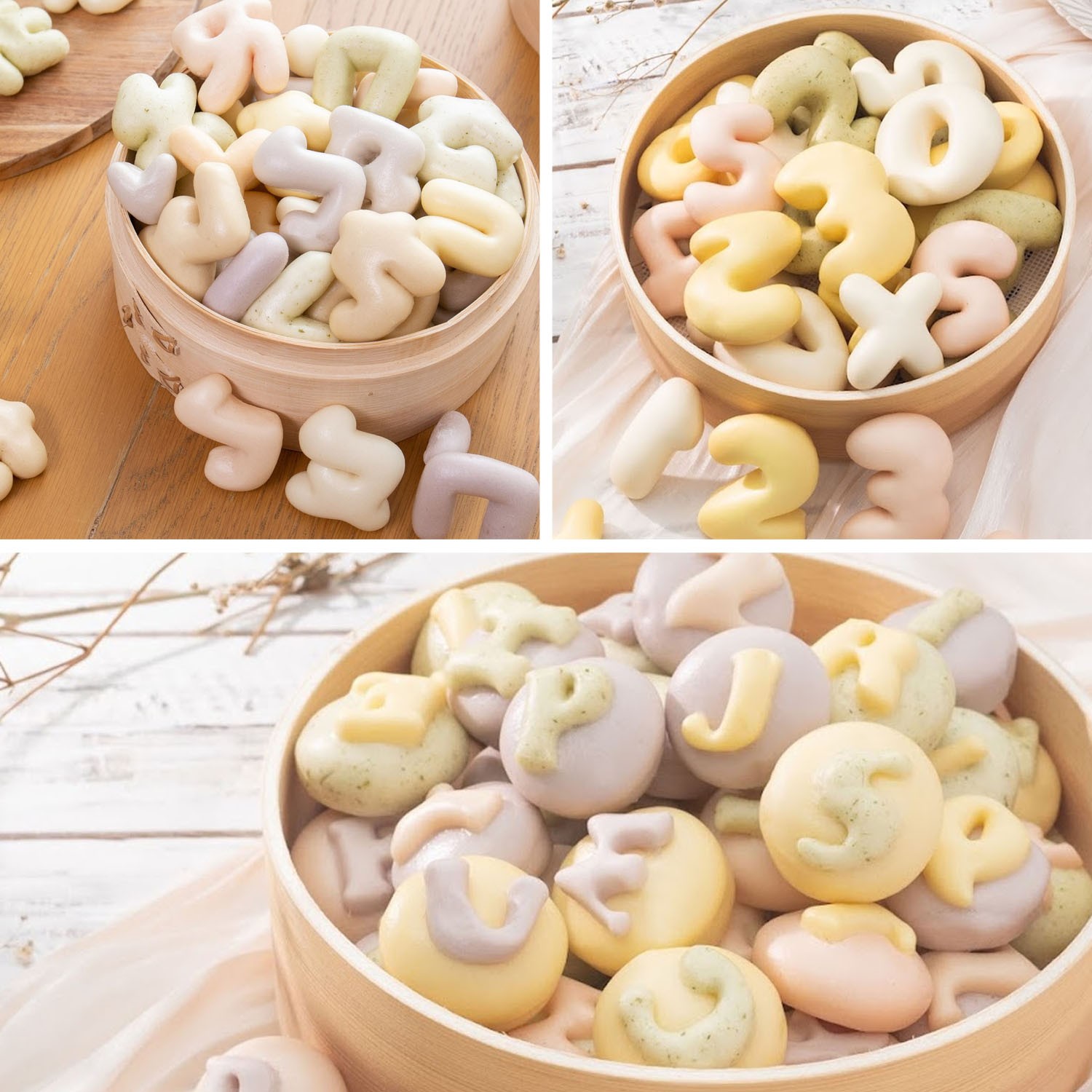 限量組-英文字母趣味小饅頭-350g+數字123趣味小饅頭-350g+注音符號趣味小饅頭-350g