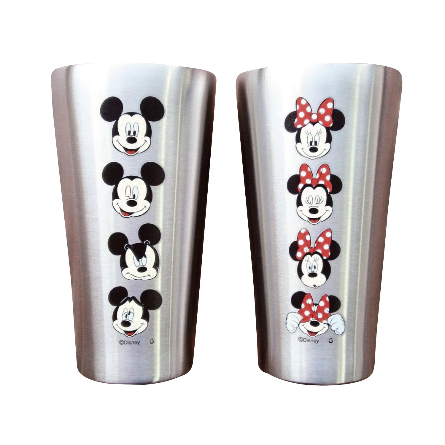 日本千趣會 - 迪士尼 不銹鋼隨行保溫杯2件組-奇奇蒂蒂 (340ml)