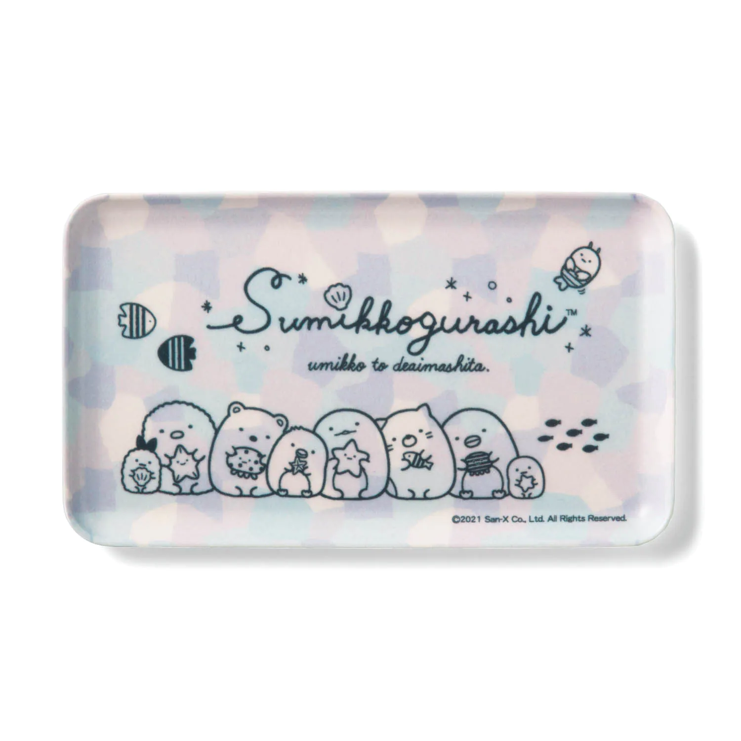 日本千趣會 - 日本製 角落生物迷你托盤/置物盤-超市採購 (21.5x12.5x1.2cm)