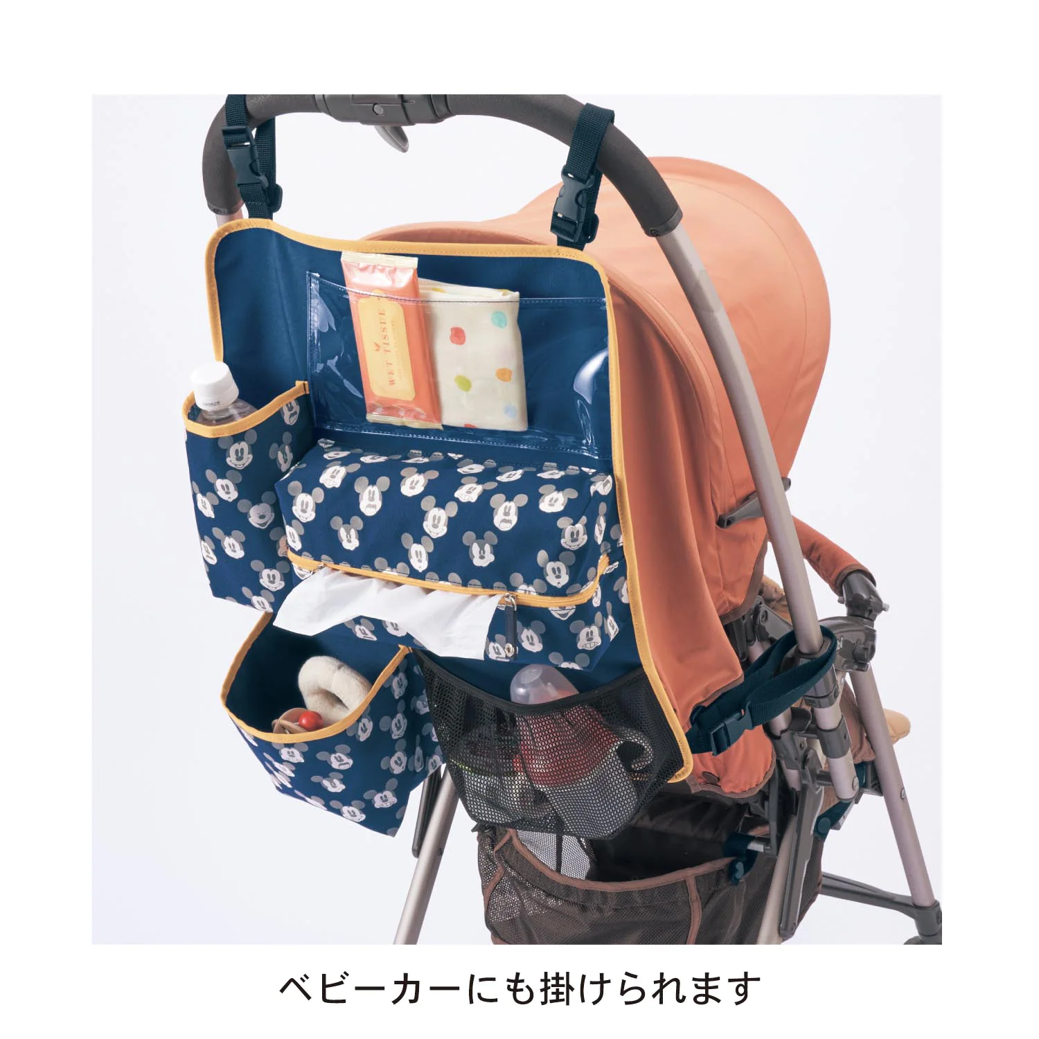 日本千趣會 - 迪士尼 多功能車用椅背收納袋-玩具總動員 (34×47cm)