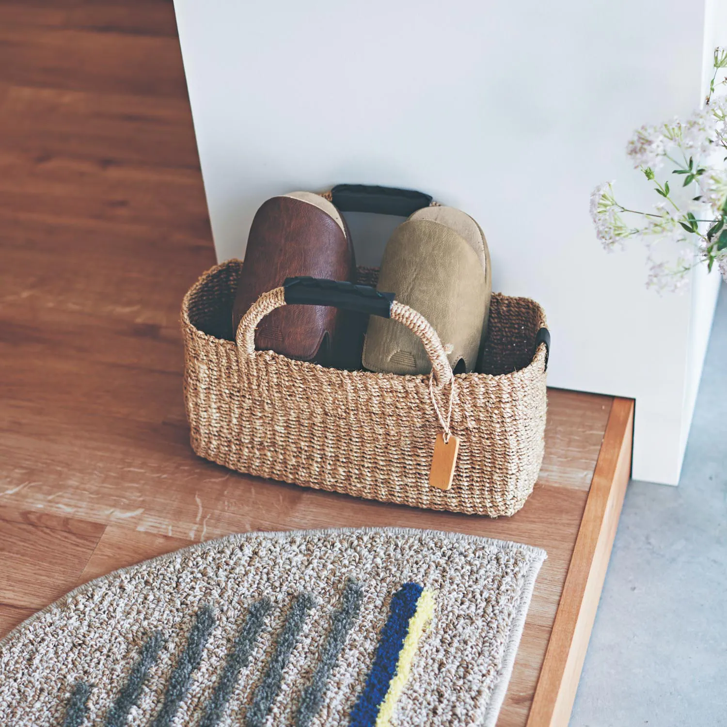 日本千趣會 - 無印風 麵包型室內拖鞋4件組-大地色系 (23-26cm)