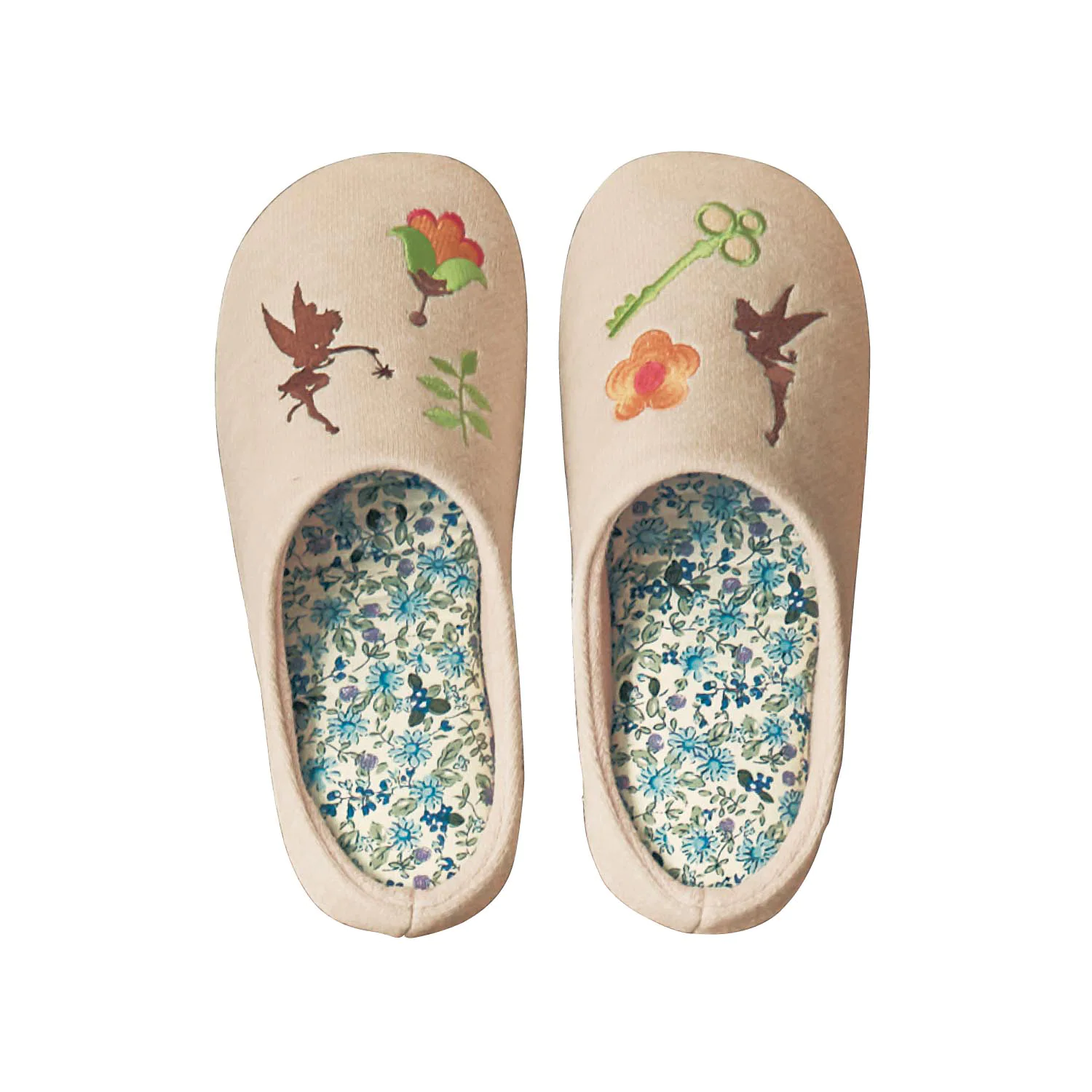 日本千趣會 - 迪士尼 低反發麵包室內拖鞋-小鹿斑比-可可