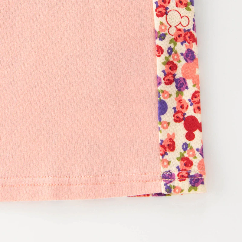 日本千趣會 - 迪士尼印花拼接長袖上衣-艾莉兒-薄荷綠