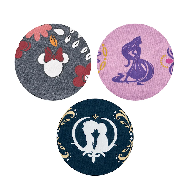 日本千趣會 - 迪士尼印花內搭褲裙-艾莎雪花-深藍