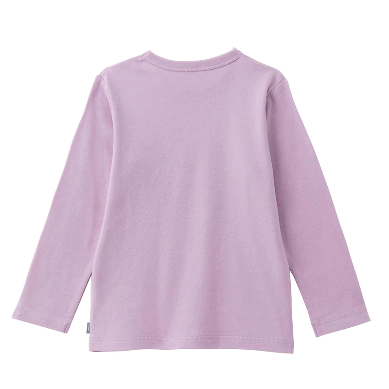 日本千趣會 - GITA 純棉印花長袖上衣-英文草寫-黑