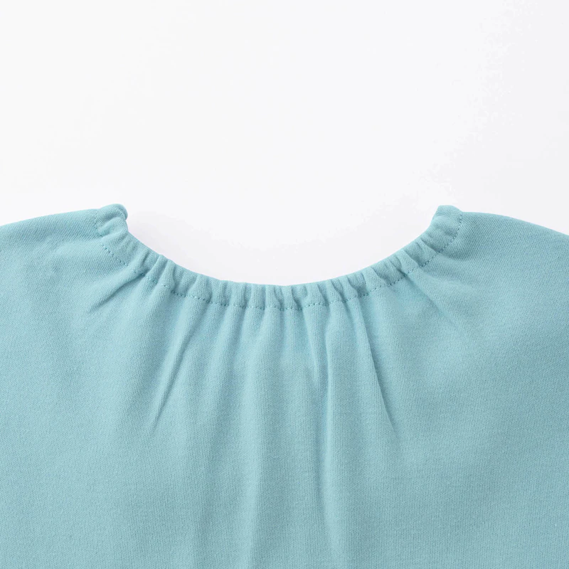 日本千趣會 - 可愛荷葉翻領長袖洋裝-卡其