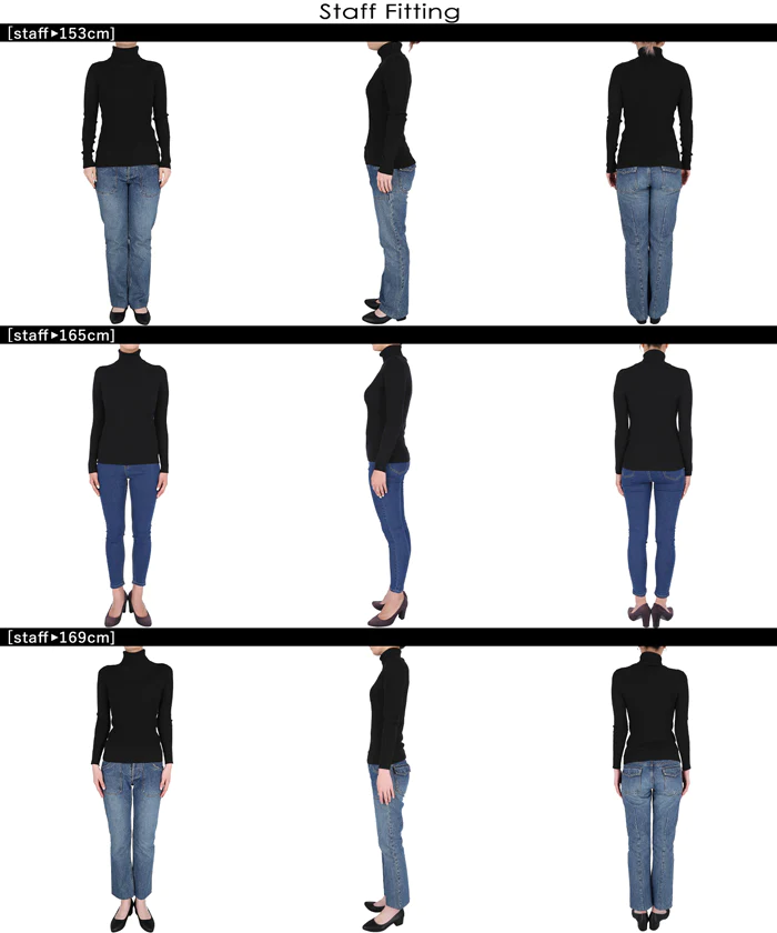 日本 COCA - 人氣定番 彈性羅紋薄針織上衣-中高領-奶油杏