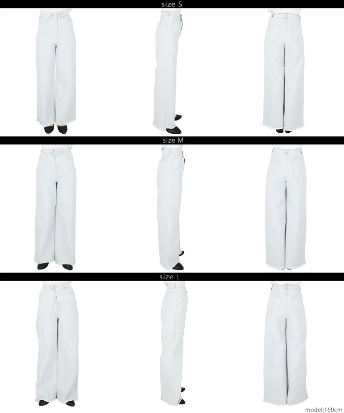 日本 COCA - 修身垂墜丹寧寬褲-淺藍