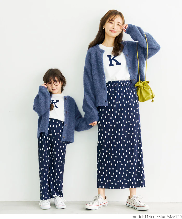 日本 COCA - 捲捲毛絨泡泡袖針織外套-孩子-萊姆黃