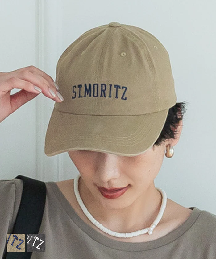 日本 COCA - 復古休閒老帽/鴨舌帽-ST.MORITZ-石墨灰